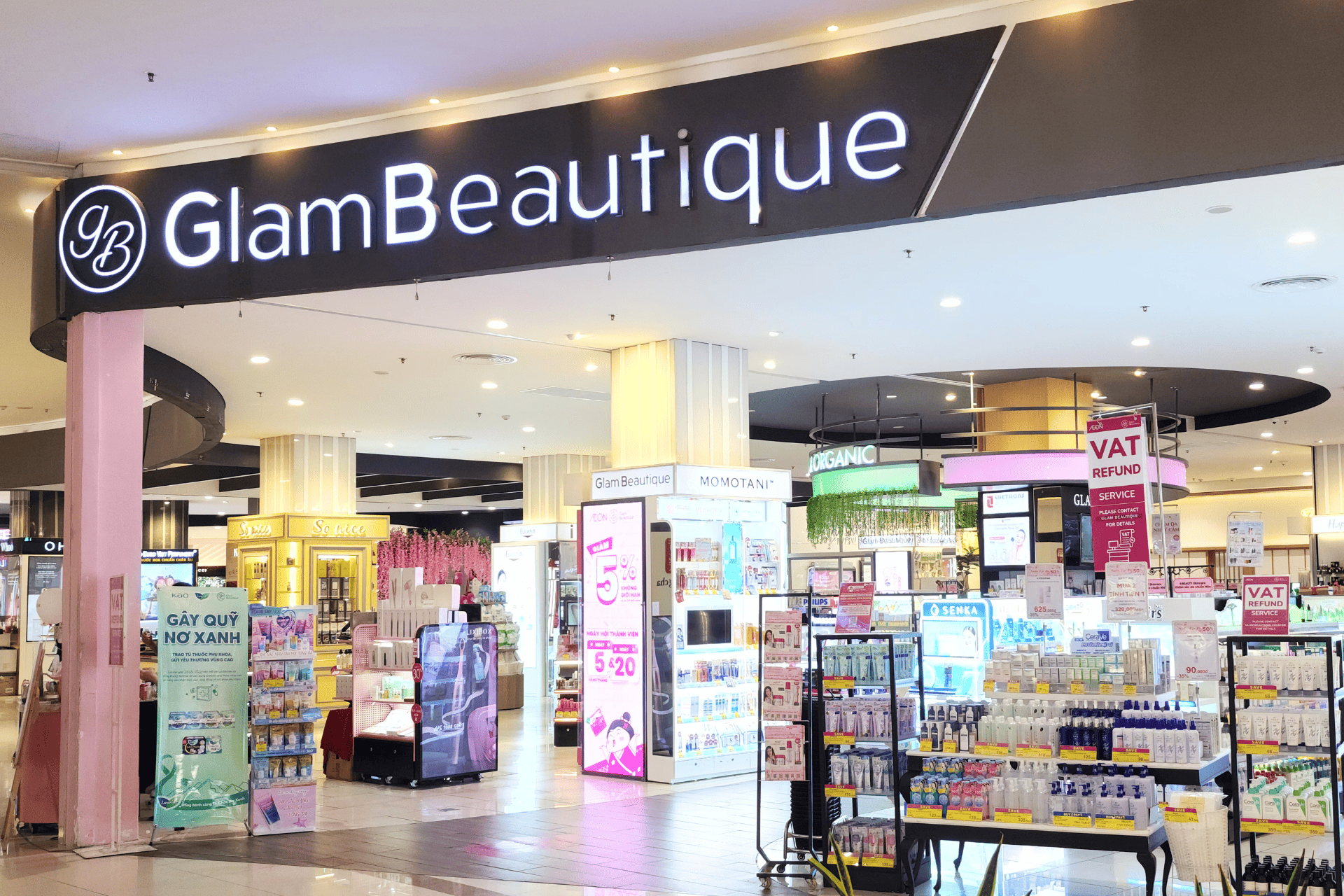 CỬA HÀNG GLAM BEAUTIQUE